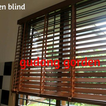 wooden blind